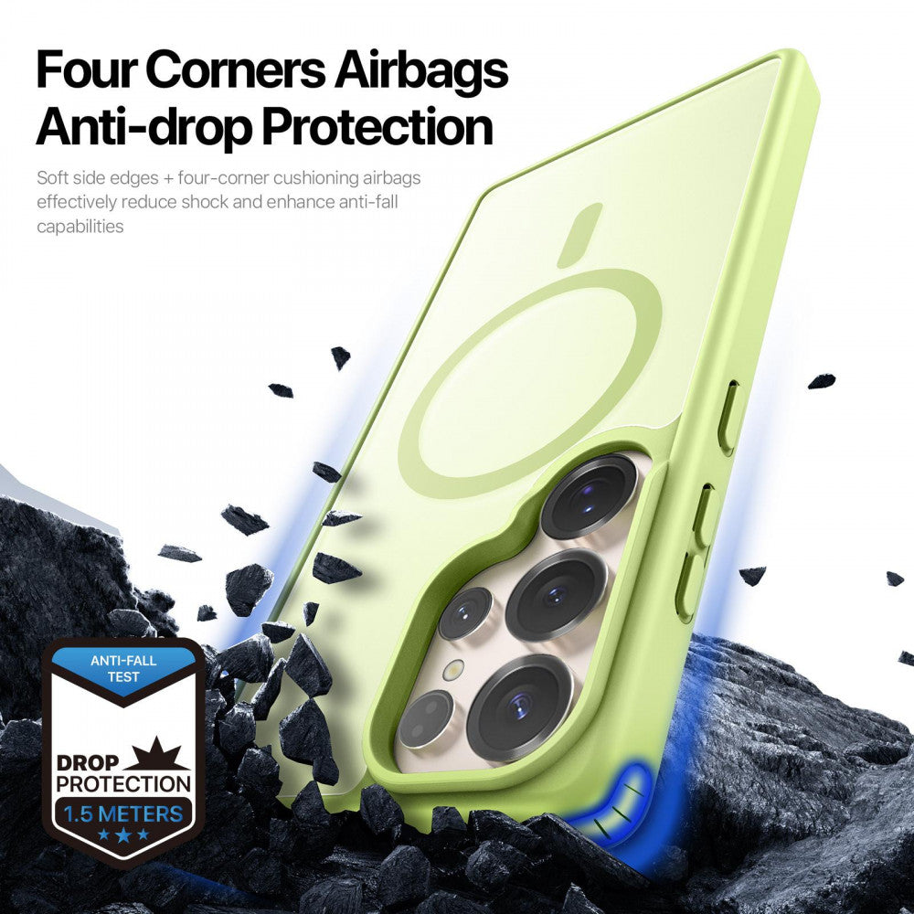 Накладка Чехлы Yind Case With Magsafe — Samsung S25 Ultra — Black