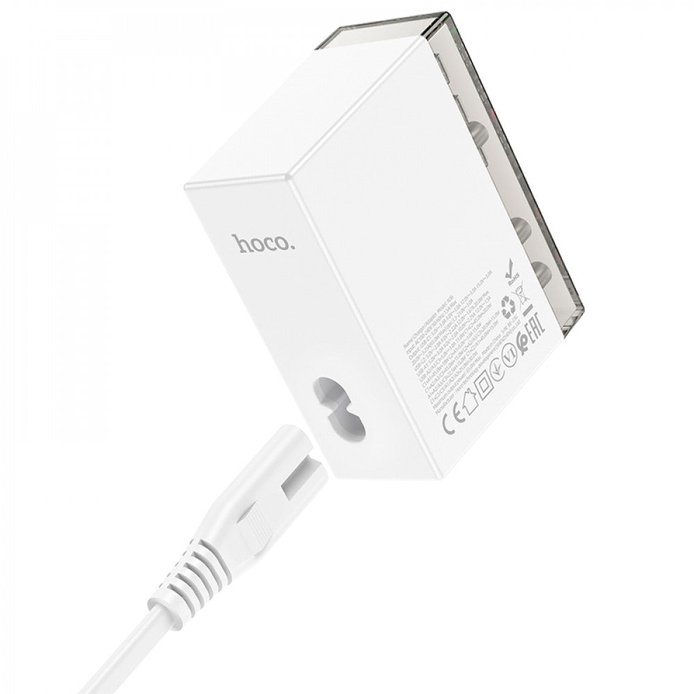 Home Charger 65W GaN 3PD QC 3.0 Hoco N36 — White