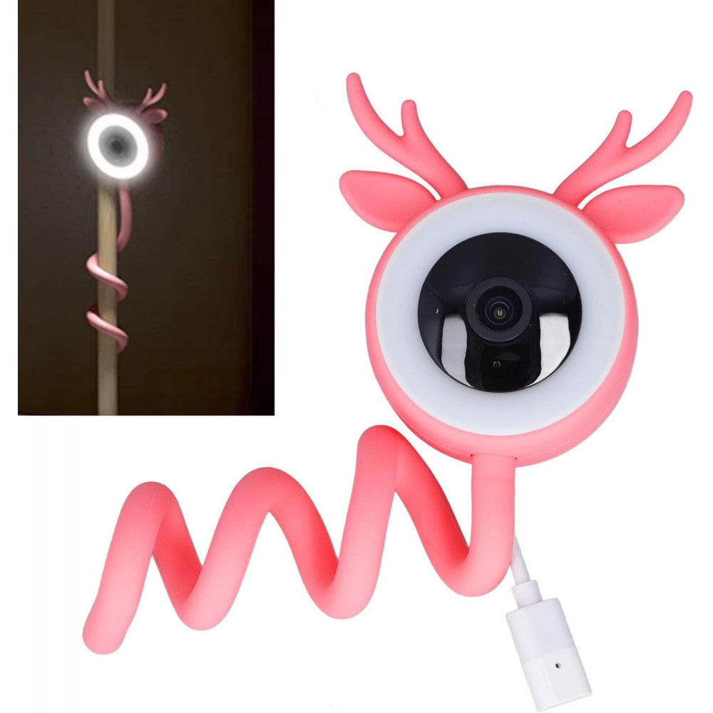 IP Camera Video Baby Monitor 4MP 1440P  — Pink