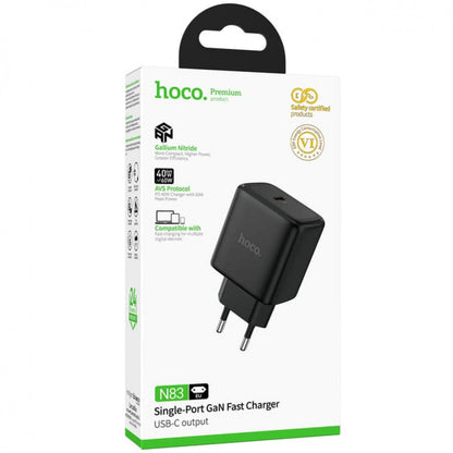 Зарядное устройство Hoco N83, 40 Вт, PD — Black