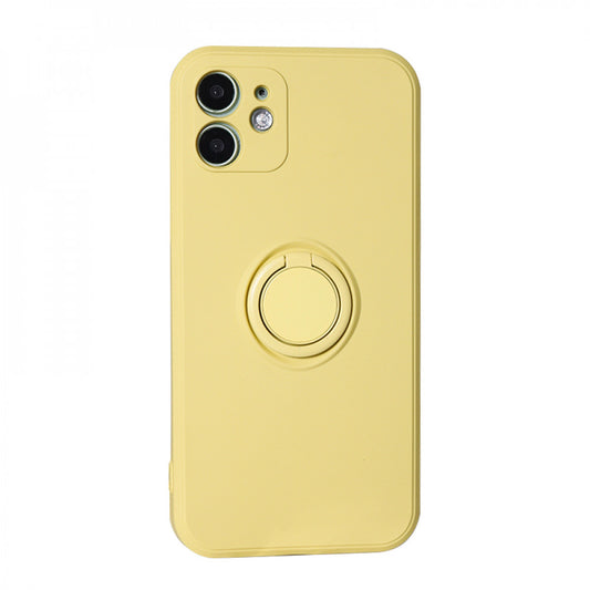 Ring Silicone Case iPhone 12 6.1" — Mellow Yellow