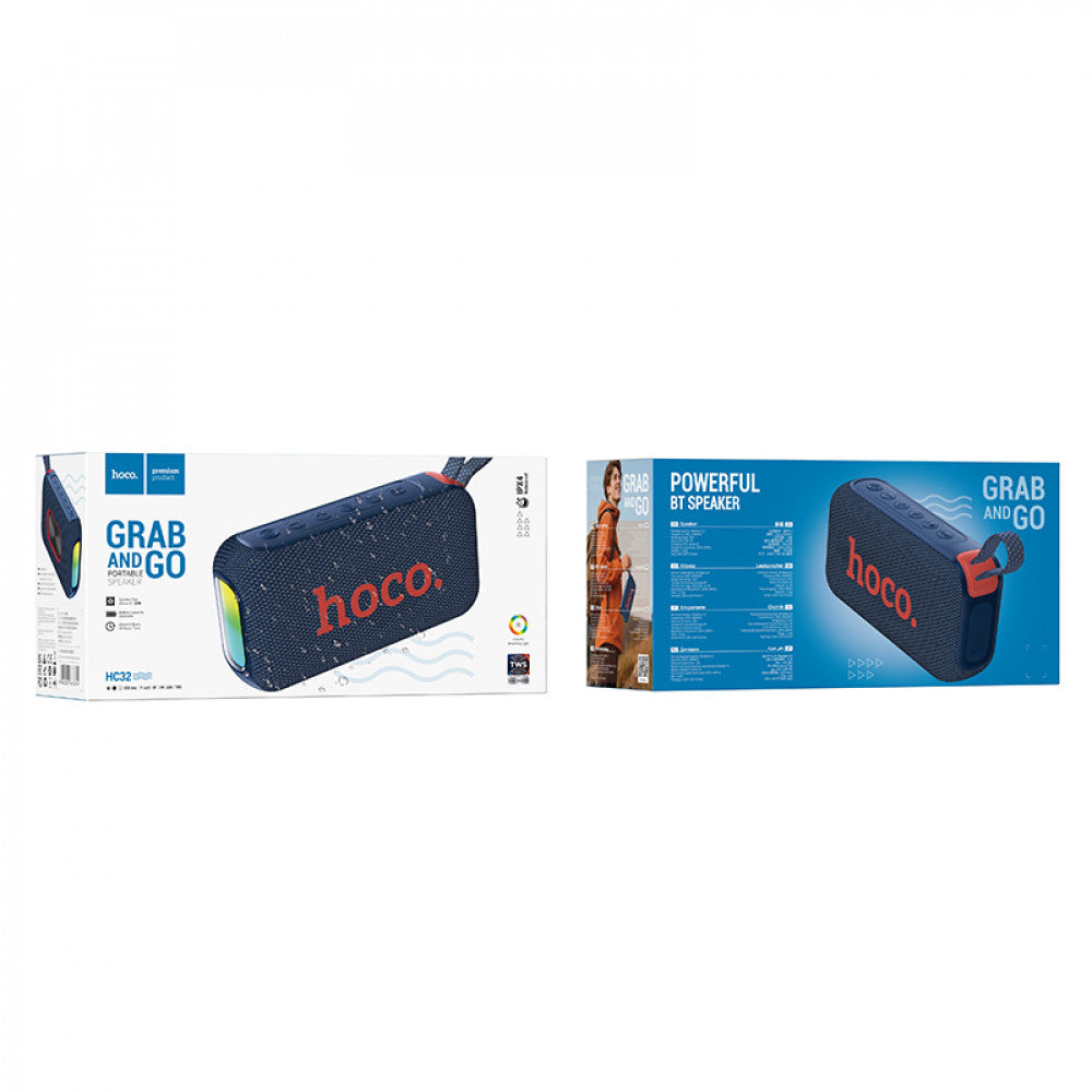 Bluetooth Speaker — Hoco HC32 — Navy Blue