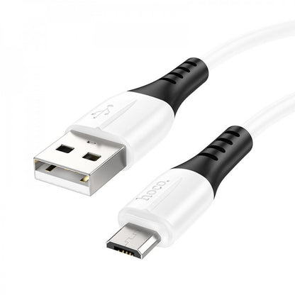 Кабель USB C 3A (1m) Hoco X82 silicone — White