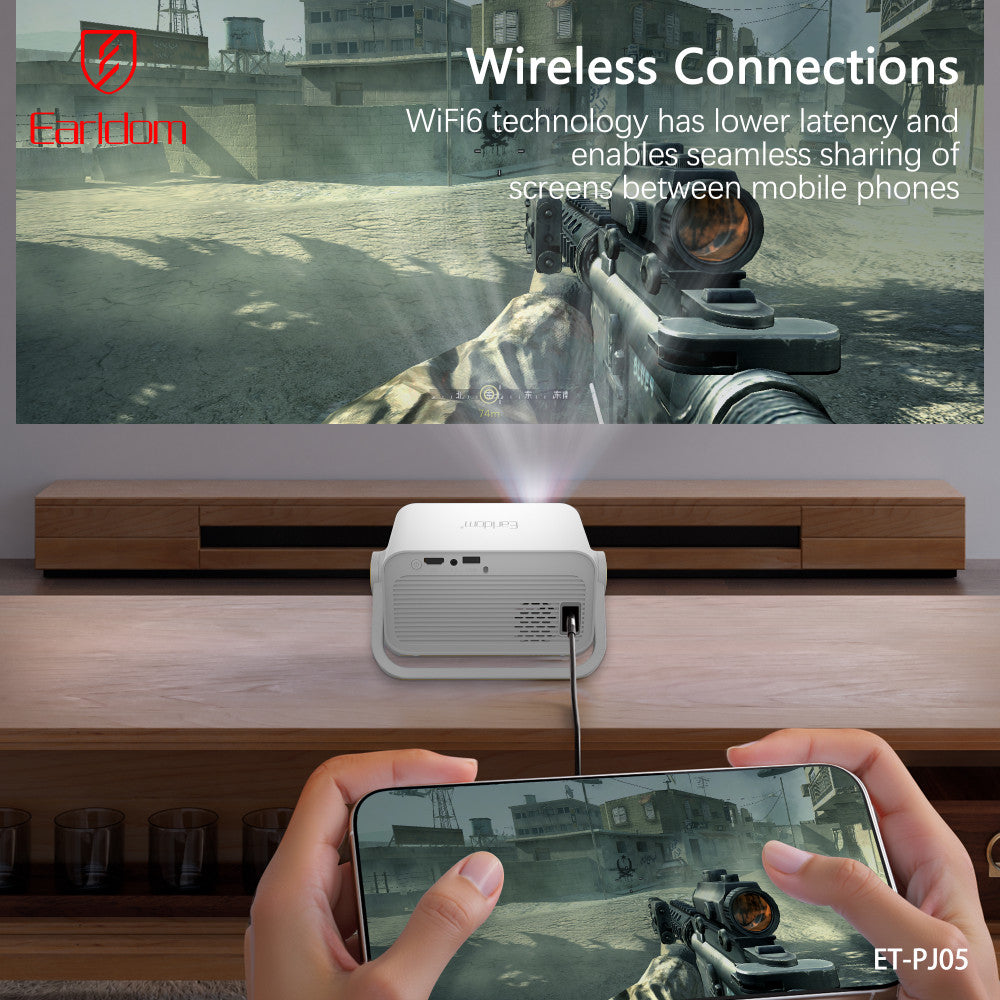 Умный проектор Earldom ET-PJ05
