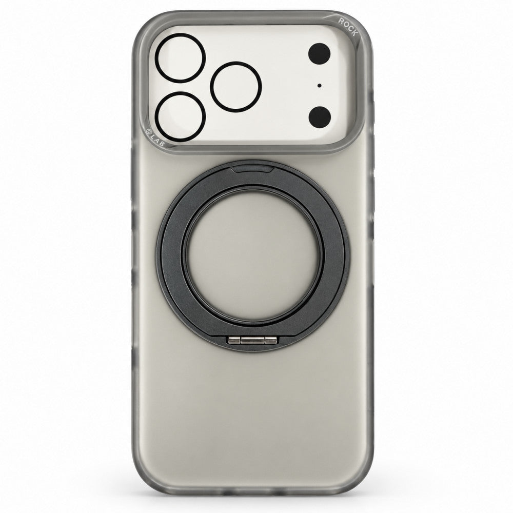 Rock Crystal Classic Rotating Series с подставкой – iPhone 18 Pro – Gray