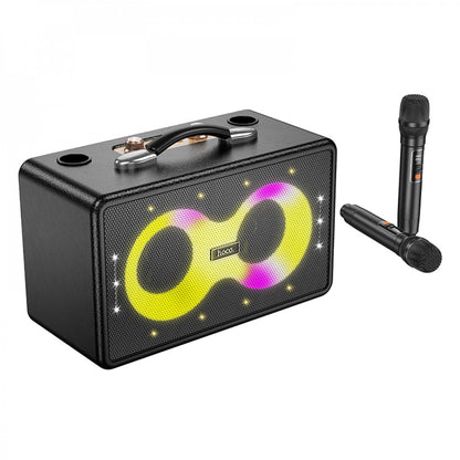 Bluetooth Speaker & 2 Microphones — Hoco HA8 — Black