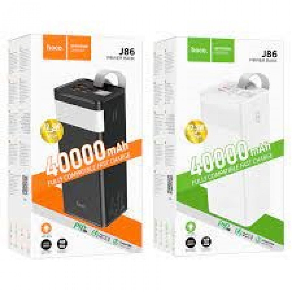 Power Bank Hoco J86 (40000 mAh) Powermaster 22.5W fully compatible — Black