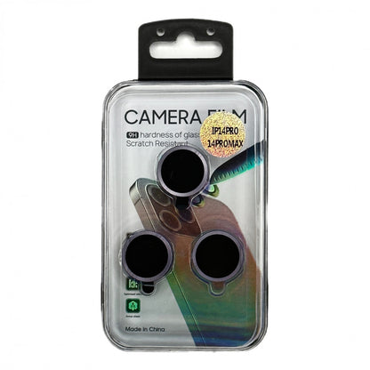 Захисне скло Camera Glass Steel iPhone 14 Pro/14 Pro Max — Colorfull