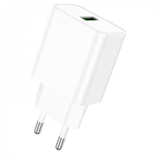 Home Charger | 18W | 1U | USB|  C Cable (1m) — Borofone BA72A — White