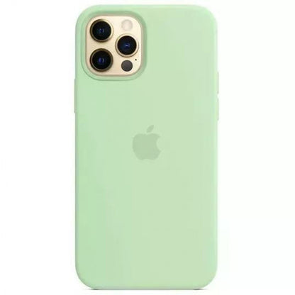 Original Silicone Case Full Size iPhone 12 Pro Max 6.7" — Phistashio (68)