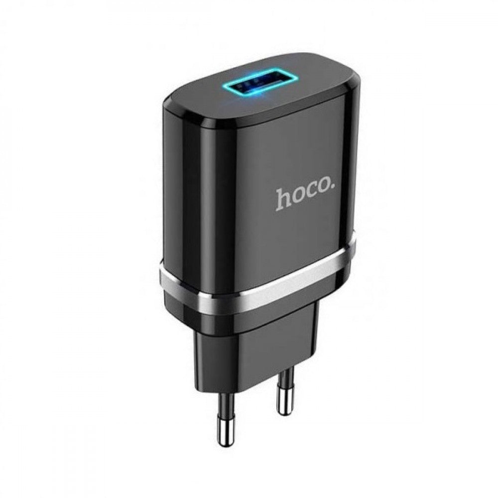 Home Charger 2.4A 1U Hoco N1 — Black