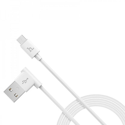 Кабель Micro 2A (1.2m) Hoco UPM10 L-shape — Black