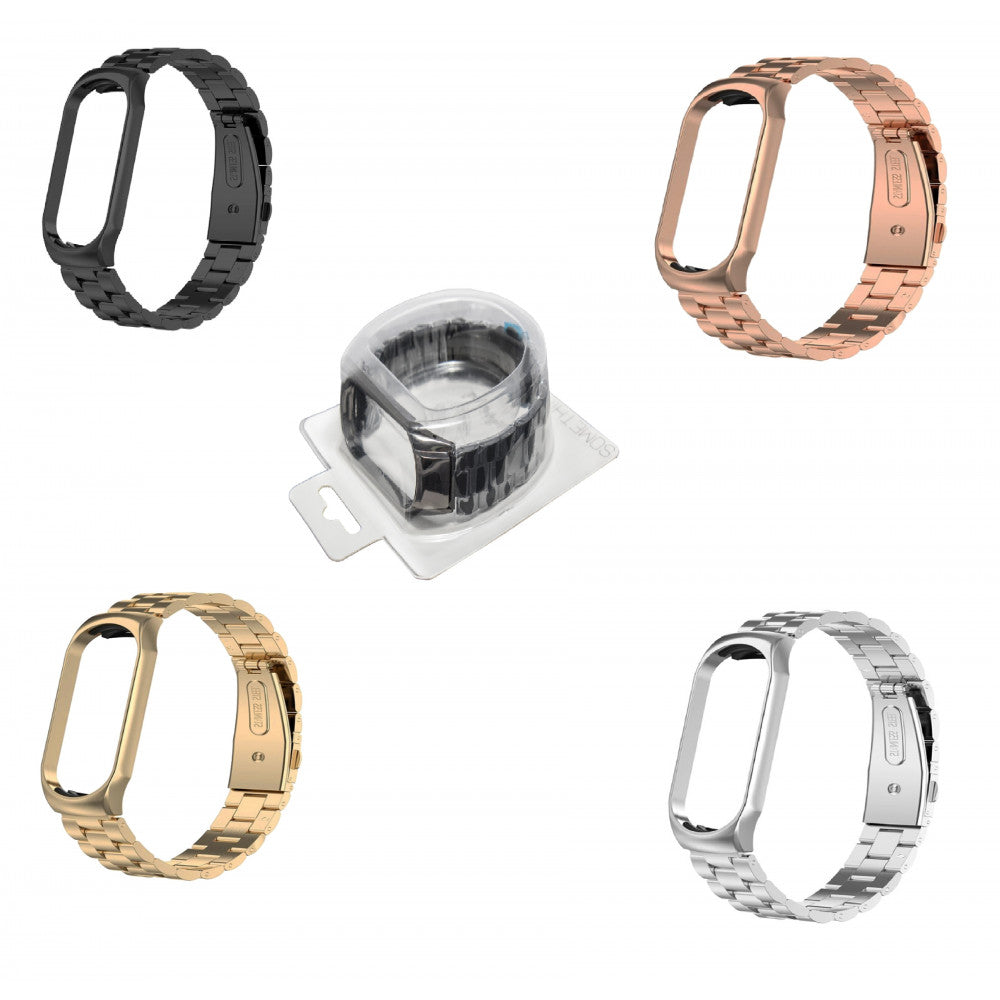 Ремінець Bead Design Xiaomi Mi Band 3 ; 4 — Black