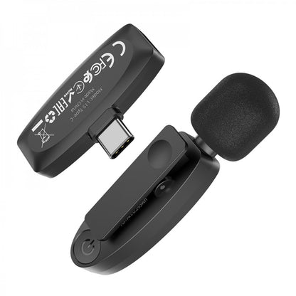 Бездротовий петличний мікрофон Wireless Digital Microphone Hoco L15 Crystal lavalier для смартфонів