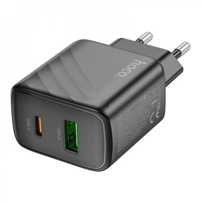 Home Charger | 30W | PD | QC3.0 — Hoco CS23A — Black