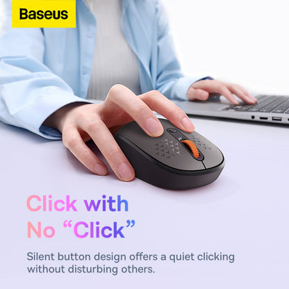 Wireless Mouse — Baseus (B01055503) F01B — B01055503413-00 Pink