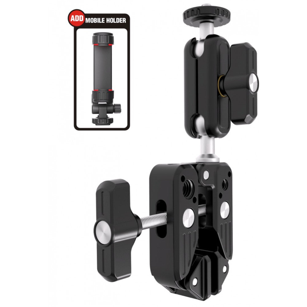 Креплене краб для LED лампы,камеры,фотоаппарата,GoPro Jmary MS-90