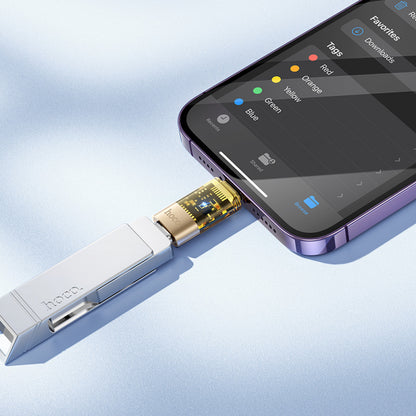 Adapter Lightning To USB C Hoco UA36A — Black