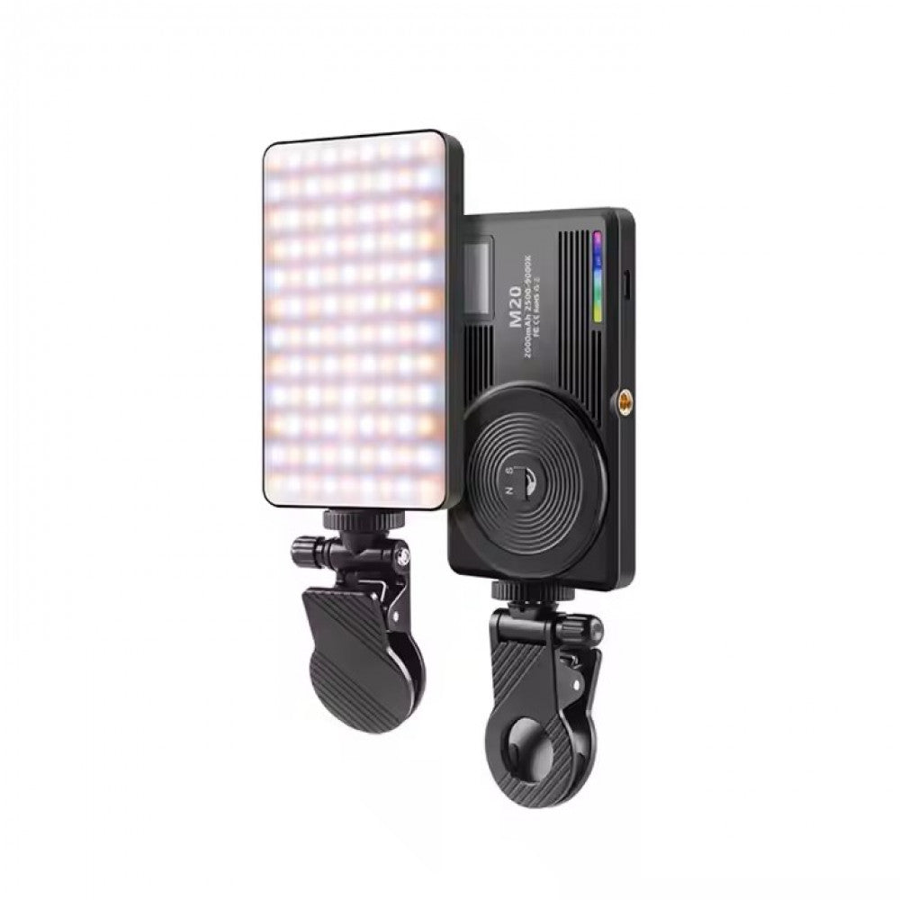 Накамерный видеосвет LED RGB — M20