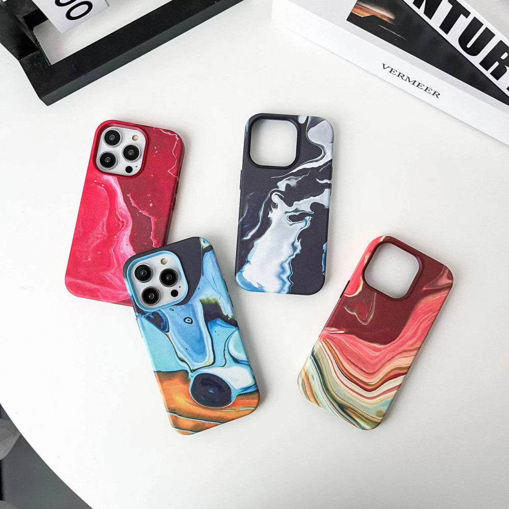 Накладка Чохли Marble Case with MagSafe iPhone 11 - Black