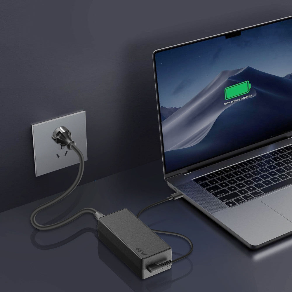 Adapter USB C To Laptop power 65 Watt Earldom ET-PA01 UK