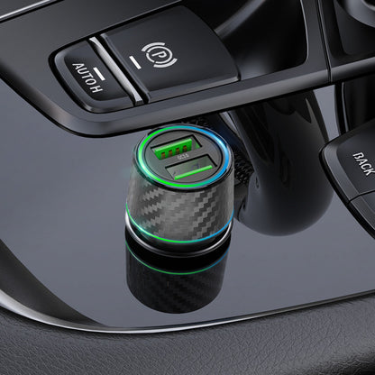 Car Charger 36W 2 QC3.0 Borofone BZ21A — Black