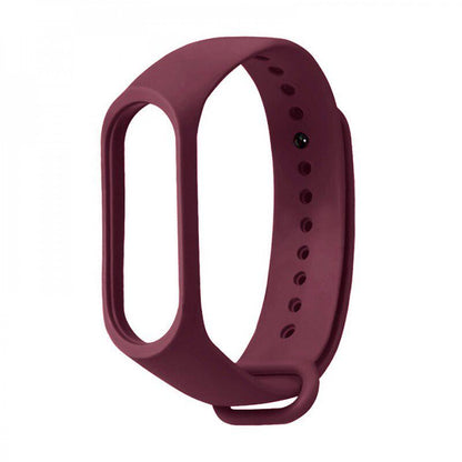 Ремінець Silicone Sport Band Xiaomi Mi Band 5 6 7 — Marsala