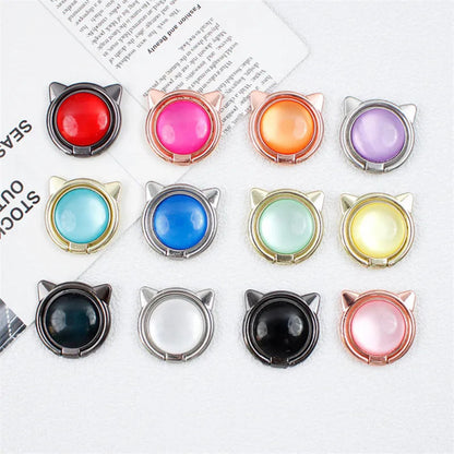 Кольцо держатель « Cat Ear » — Orange & Rose Gold