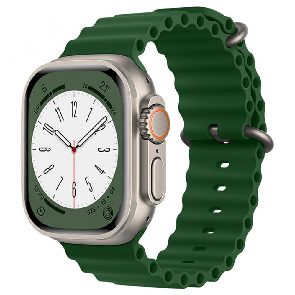 Ремінець Ocean Band Design Apple Watch 38 mm 40 mm 41 mm — Pistachio