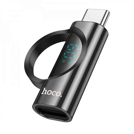 Adapter USB C To Lightning — Hoco UA32A  — Black