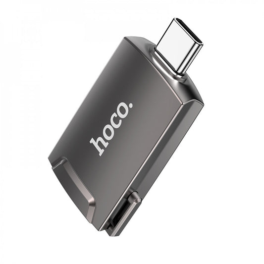 Adapter USB C To HDTV Hoco UA19 — Metal Gray