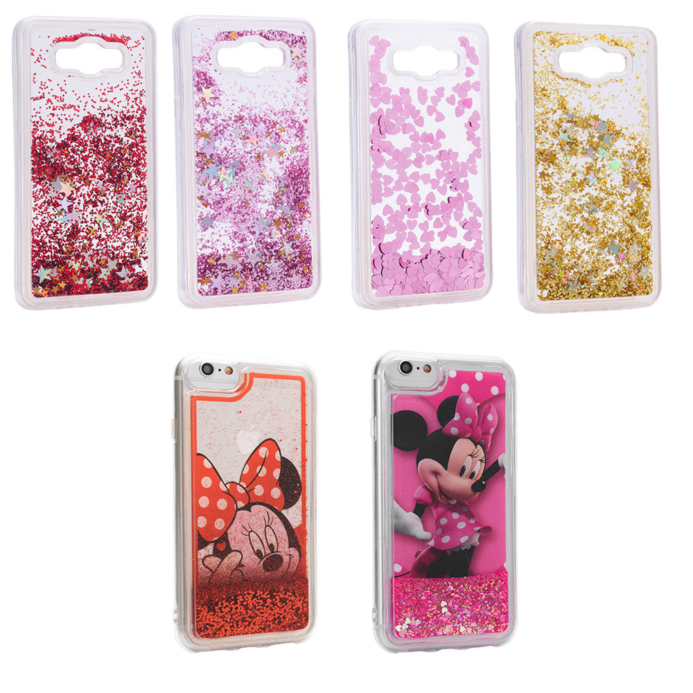 Аквариум с блестками TPU Case Samsung J4 2018(J400) — Design 2