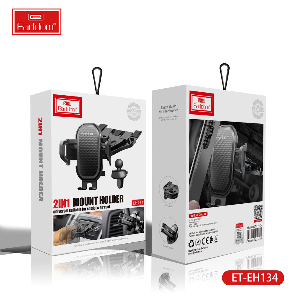 Автотримач розсувний на повітряний провід Earldom ET-EH134 2 in 1