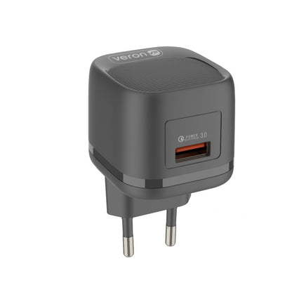 Home Charger | 18W | 1U | Micro Cable (1m) — Veron VR-C18Q