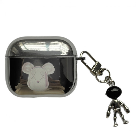 Airpods Pro 2 Case Shine Print With keychain — KAWS