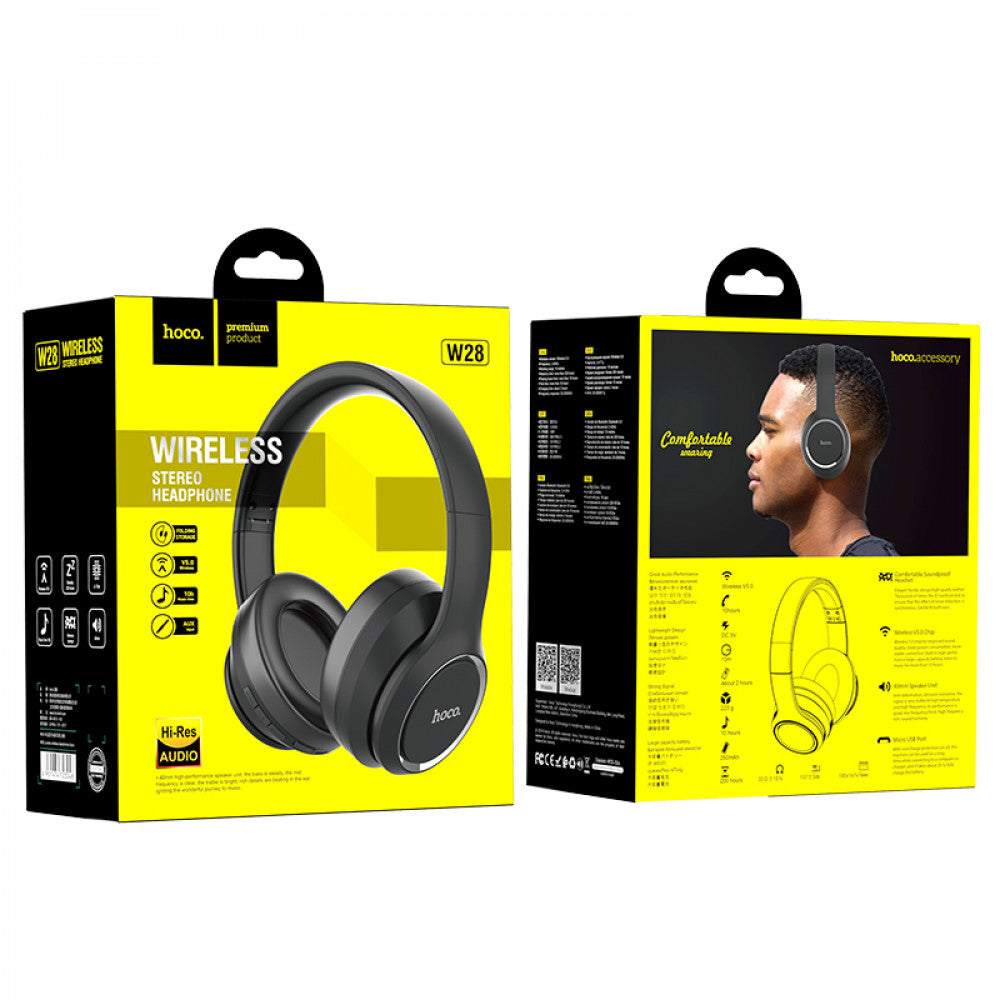 Навушники Bluetooth Hoco W28 Journey — Black
