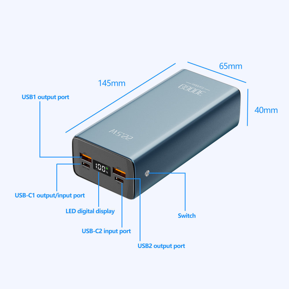 Power Bank 30000 mAh | 22.5W — Earldom ET-PD36