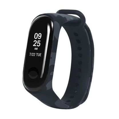 Ремінець Silicone Xiaomi Mi Band 3 ; 4 Khaki — Black