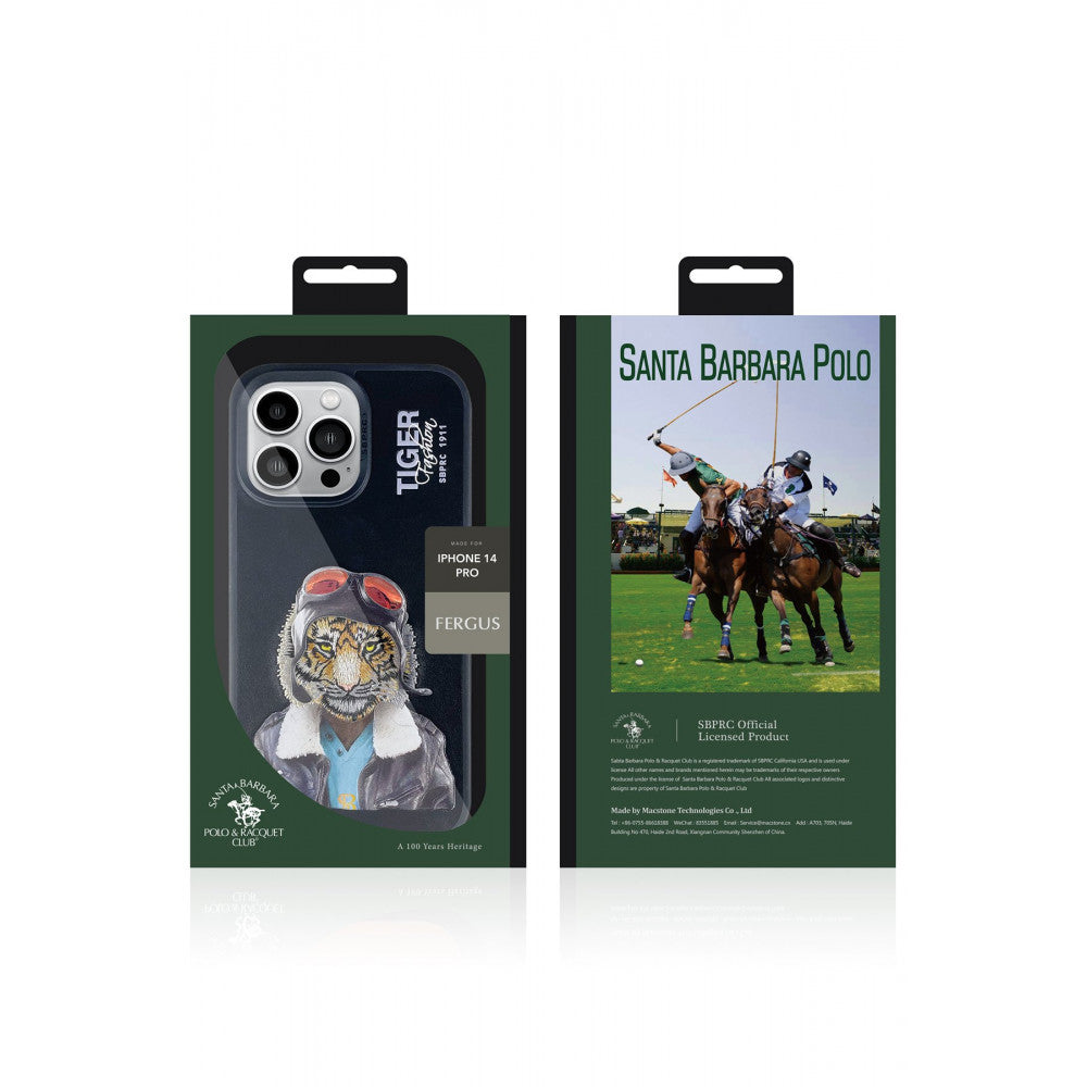 Накладка Чохли Polo Fergus Leather Case iPhone 15 Pro Max — Black