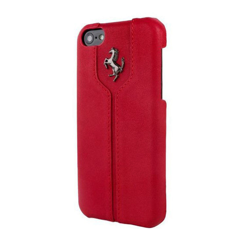 Ferrari Montecarlo Leather Cover Case — iPhone 5C — Red