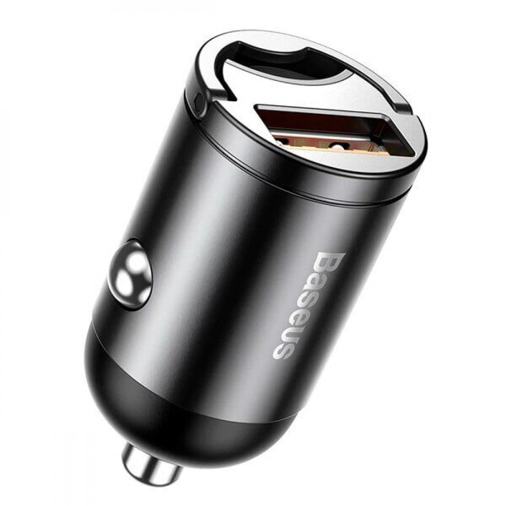 Car Charger 30W 1U Baseus (VCHX-A0G) Tiny Star Mini Quick Charge USB Port Gray