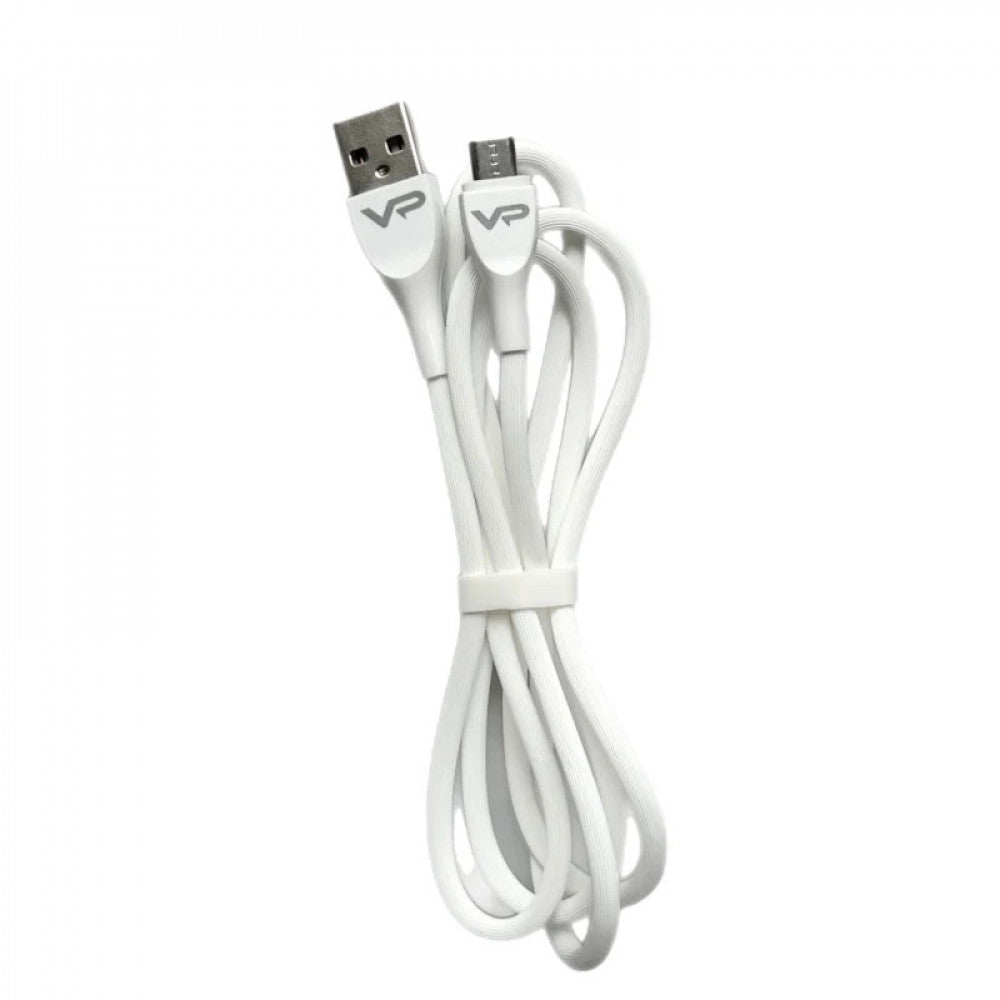 Кабель Micro 2.4A (1m) Veron SM08 Silicon — Black