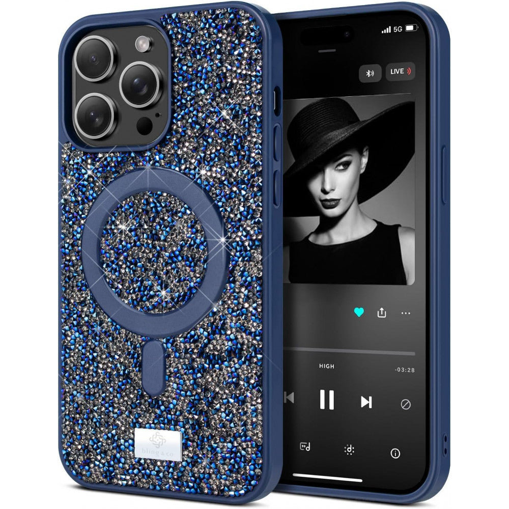Накладка Чехлы Bling World Rock Case With MagSafe — iPhone 17 — Blue