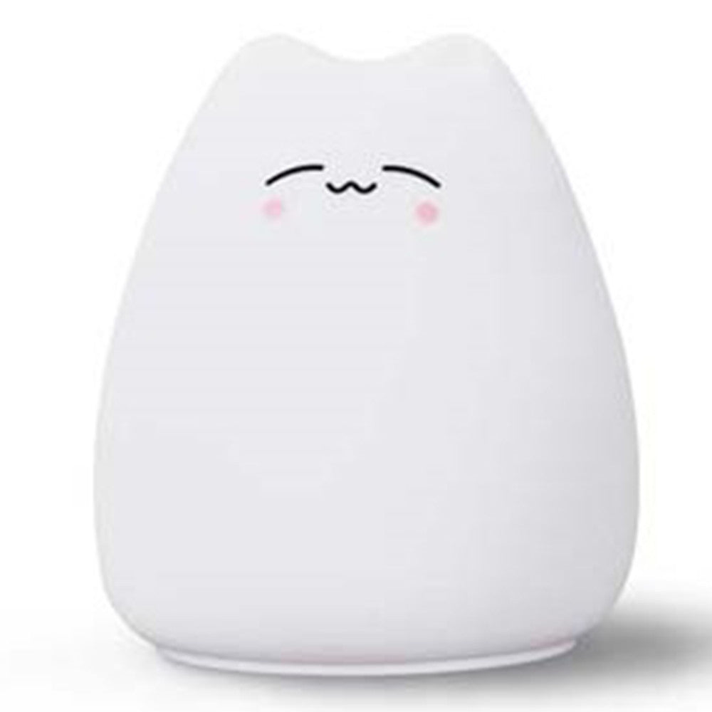 Ночной светильник — Little Cat Silicone LED Light Multicolors — Design 03