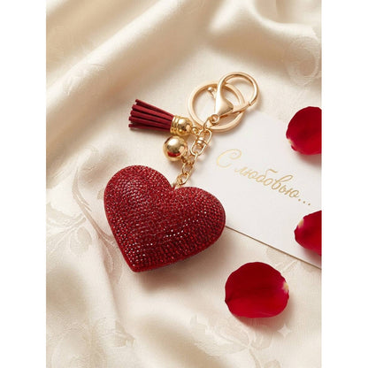 Брелок Swarovski Color Heart — Red