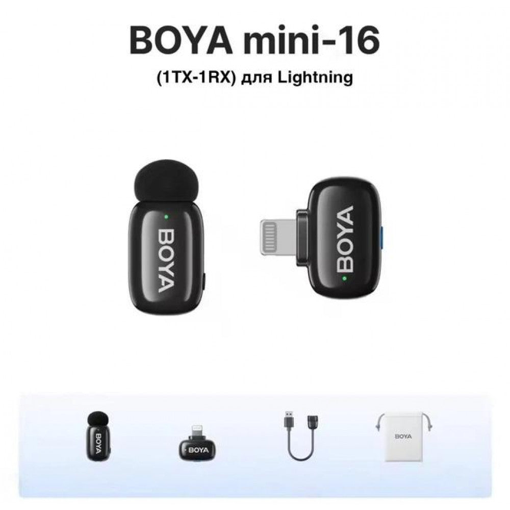 Беспроводной микрофон для телефона BOYA Mini-16