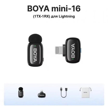 Беспроводной микрофон для телефона BOYA Mini-16