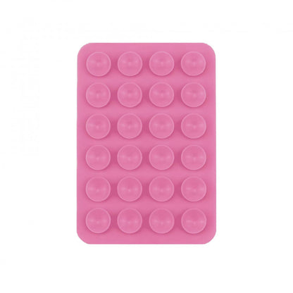 Тримач-присоска для телефону Double Side Silicone — Pink 5*8