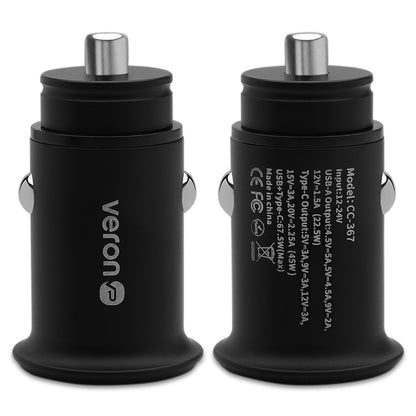 Car Charger | 67.5W | PD | QC3.0 — Veron CC-367