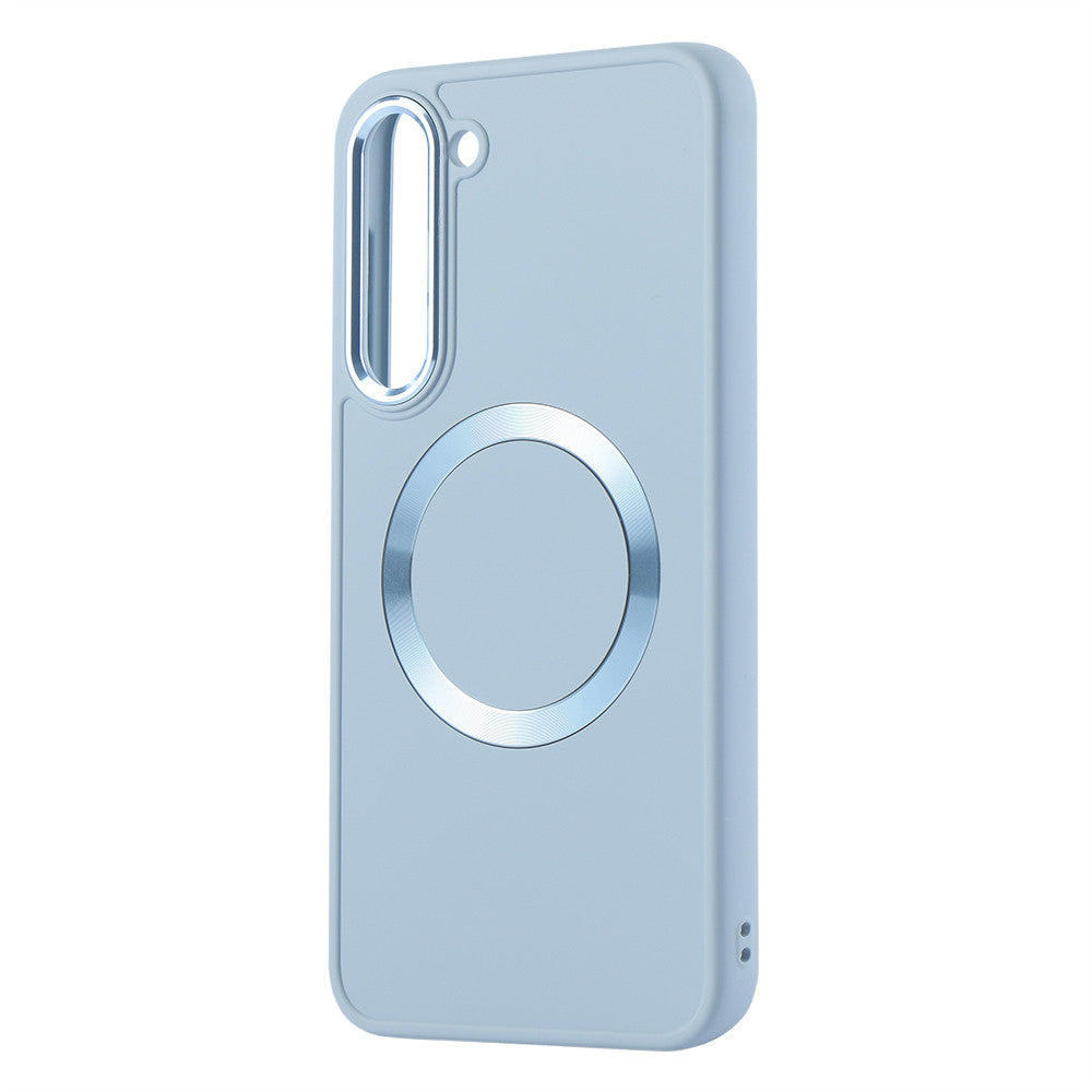 Metal Style Case with MagSafe — Samsung S23 Plus — Light Blue